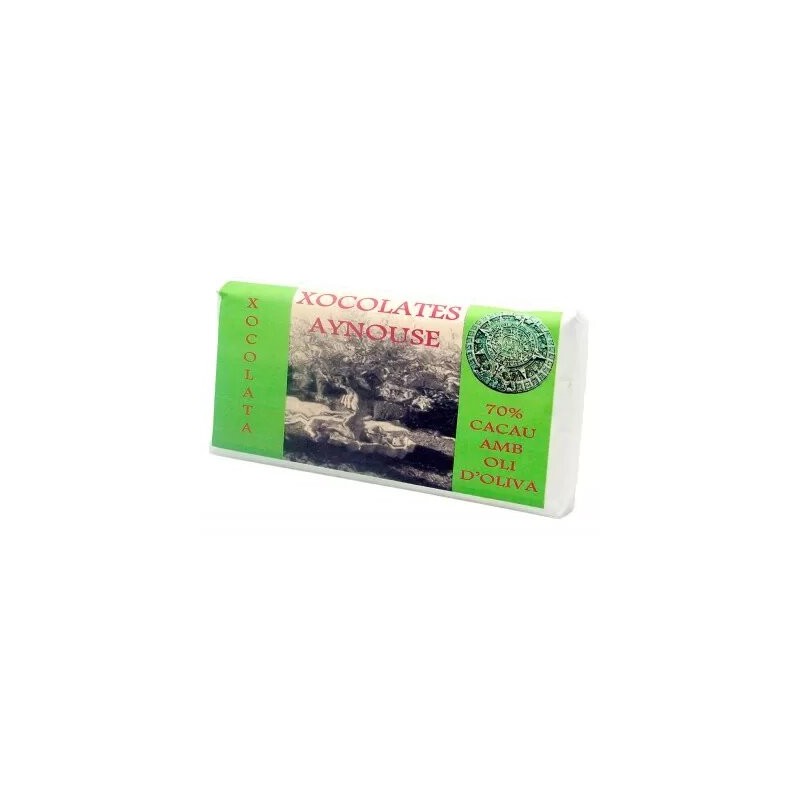 Chocolate Aynouse 70% con Aceite de Oliva 125 gramos