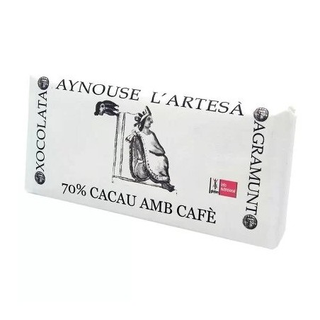 Xocolata Aynouse 70% amb Cafè 125 grams