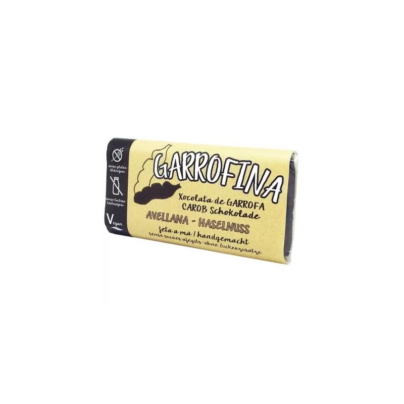 Xocolata de Garrofa amb Avellana - Garrofina - 100 grams