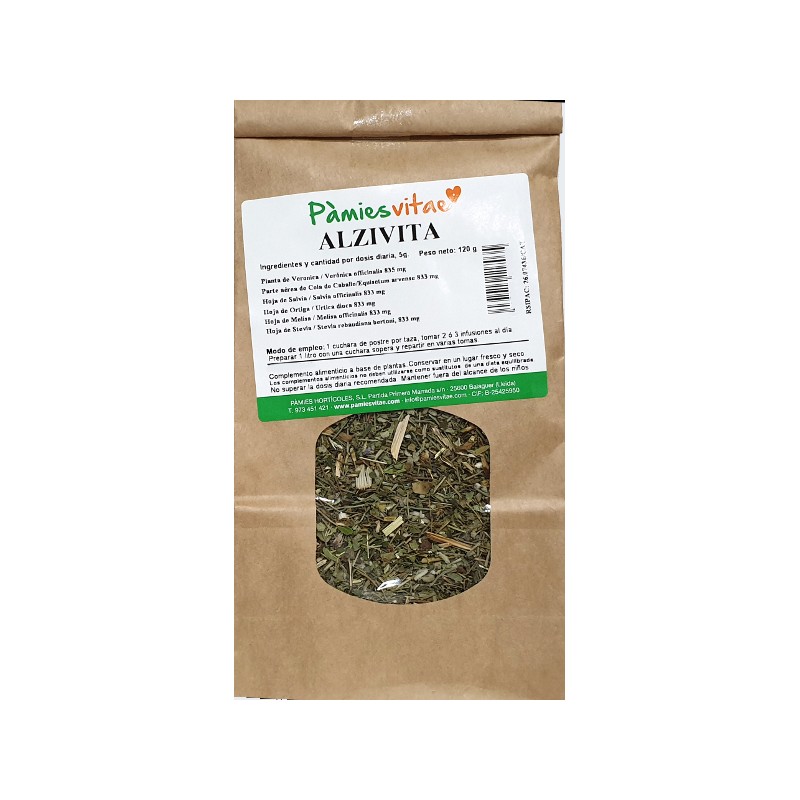 Alzivita - Infusió 120g - Pàmies Vitae