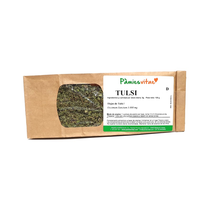 Tulsi - Infusión 100g - Pàmies Vitae