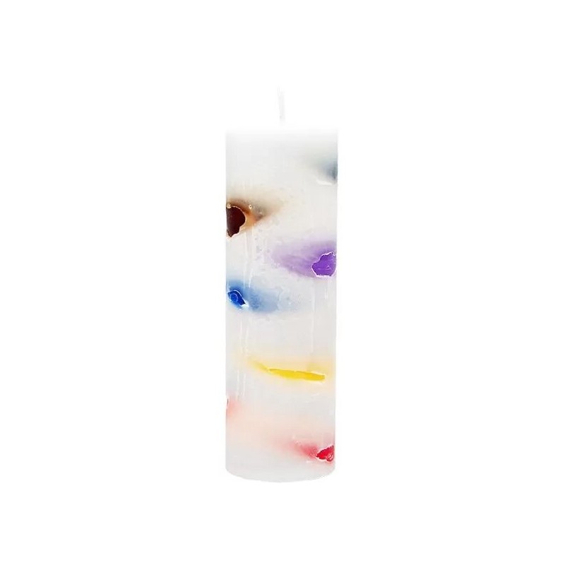 Espelma de colors ObreCamins Artesanal i Energètica Natural-Ment