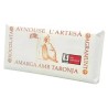 Chocolate Aynouse 90% Amargo con Naranja. Producto artesano 100% presentado en ladrillo de 100 gramos.