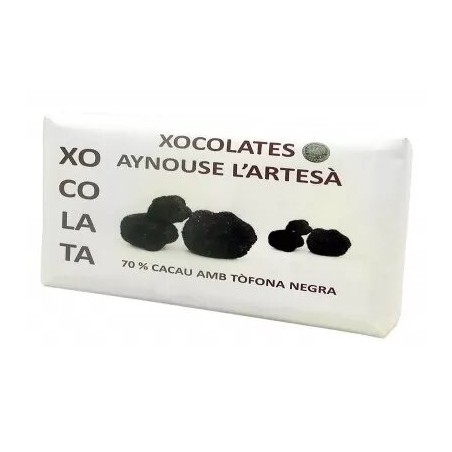 Xocolata Aynouse 70% amb Tòfona Negra 100 grams